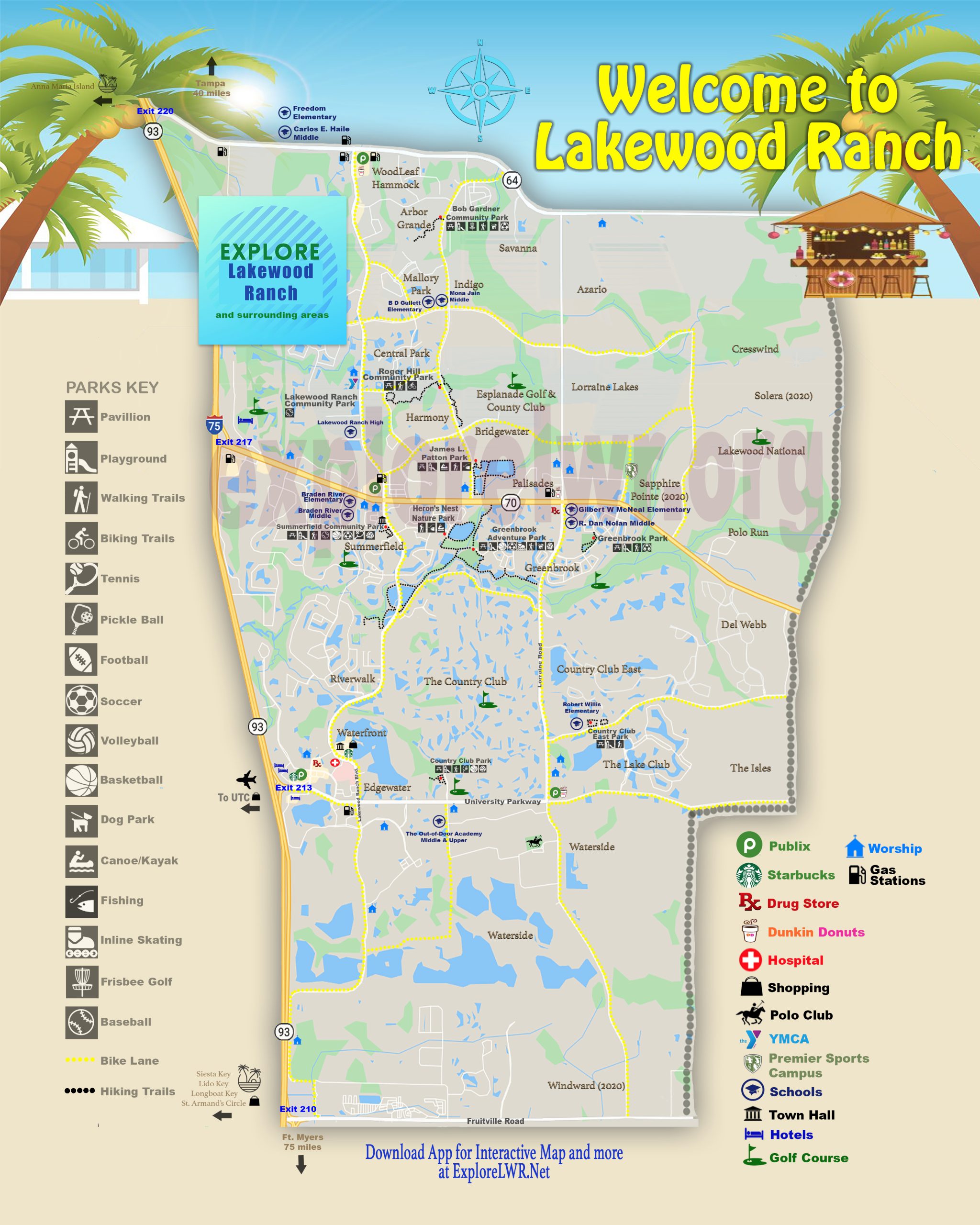 Map of Lakewood Ranch Map
